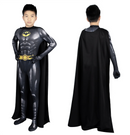 Fantasia Batman Clássico Michael Keaton Com Capa Adulto e Infantil Traje Cosplay