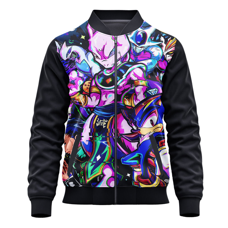 Jaqueta / Blusa Personagens Animes Adulto e Infantil