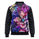 Jaqueta / Blusa Vegeta Ssj Rose Anime Dragon Ball Super Adulto e Infantil