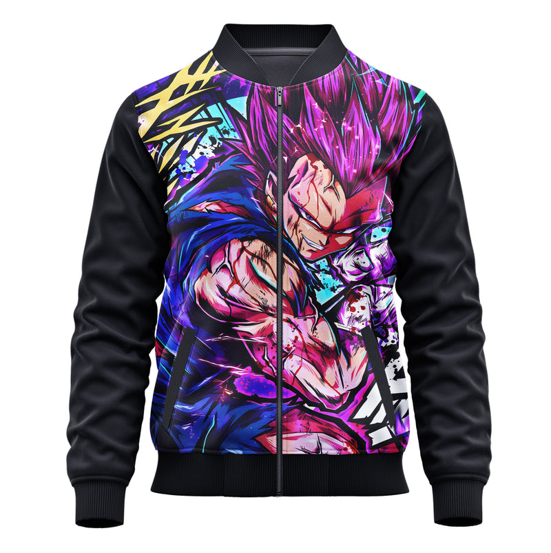 Jaqueta / Blusa Vegeta Ssj Rose Anime Dragon Ball Super Adulto e Infantil