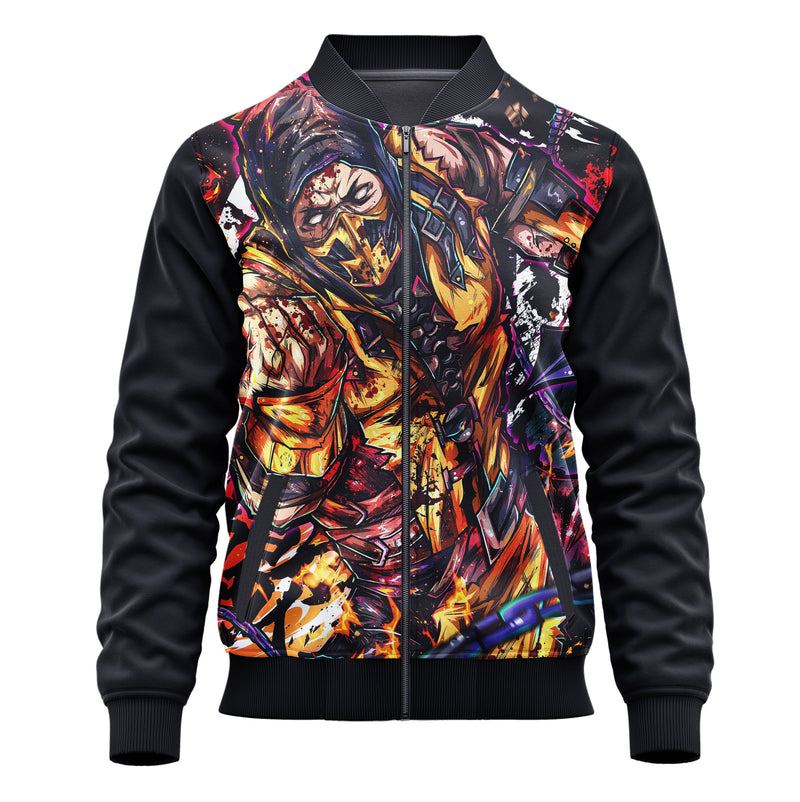 Jaqueta / Blusa Scorpion Mortal Kombat Adulto e Infantil