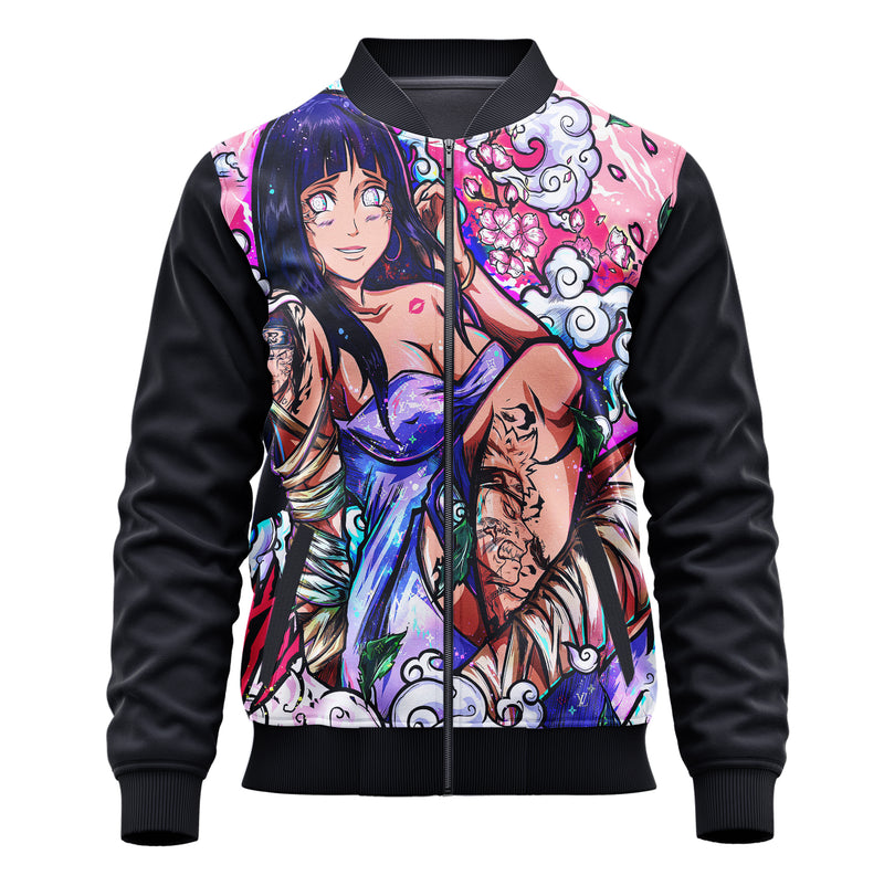 Jaqueta / Blusa Hinata Hyuga Anime Naruto Shippuden Adulto e Infantil