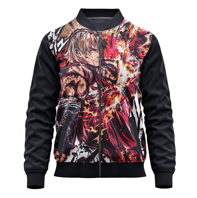 Jaqueta / Blusa Ken Masters Street Fighter Adulto e Infantil