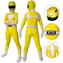 Fantasia Infantil Power Rangers Preto Clássico Cosplay Traje Crianças