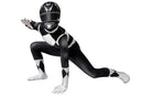 Fantasia Infantil Power Rangers Preto Clássico Cosplay Traje Crianças