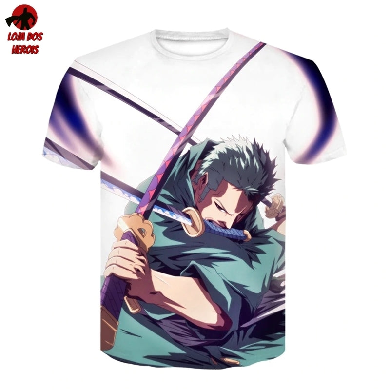 Camisa Camiseta One Piece Zoro Anime Full Hd 1 em Promoção na Americanas