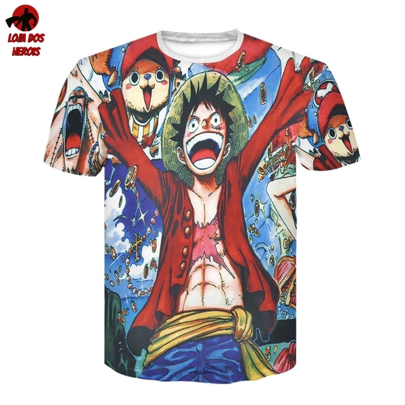 CAMISETA ONE PIECE LUFFY HQ - ANIME