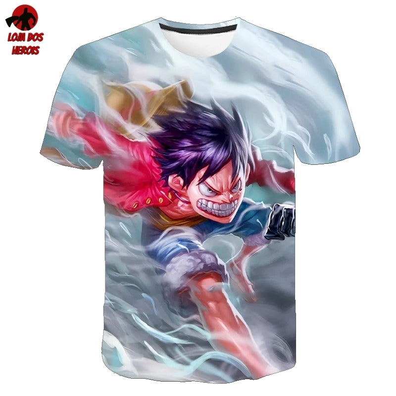 LUFFY UNIFORME FULL - Camisetas de Anime SUMO-KAN