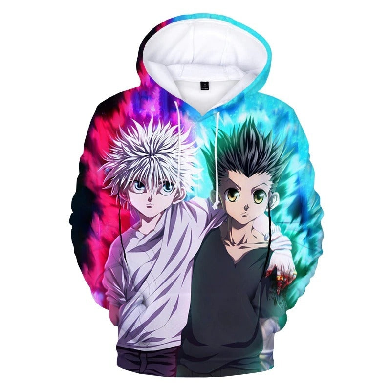 Blusa Jaqueta 3D Full Killua Zoldyck Clássico Anime Hunter X Hunter To