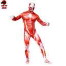 Fantasia Cosplay Titan Colossal Anime Attack on Titan Traje Completo