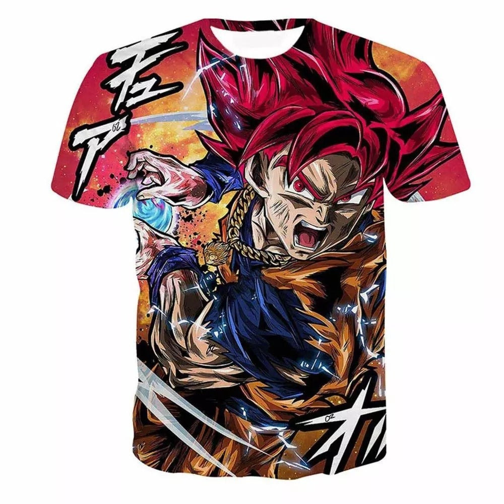 Camiseta Infantil T - Goku Ssj 1