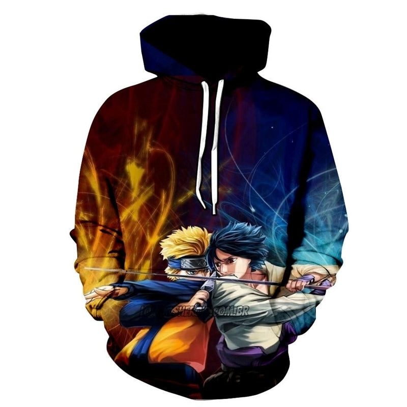 Anime naruto branco colete 2022 nova moda unissex tank topos 3d