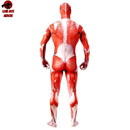Fantasia Cosplay Titan Colossal Anime Attack on Titan Traje Completo