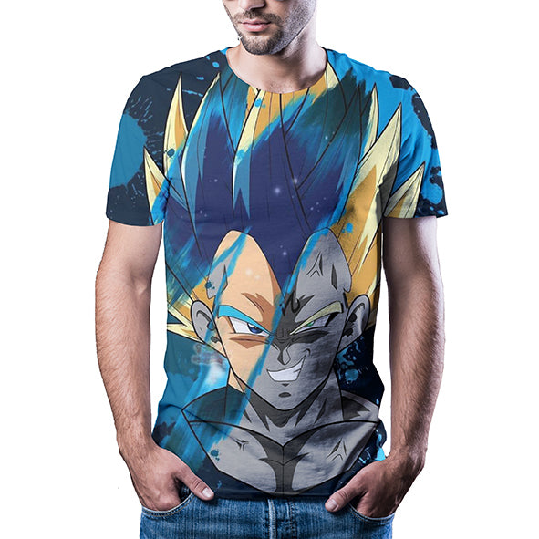 Camiseta masculina vegeta Majin Vegeta Desenho Anime Camisa Blusa Branca  Estampada em Promoção na Americanas