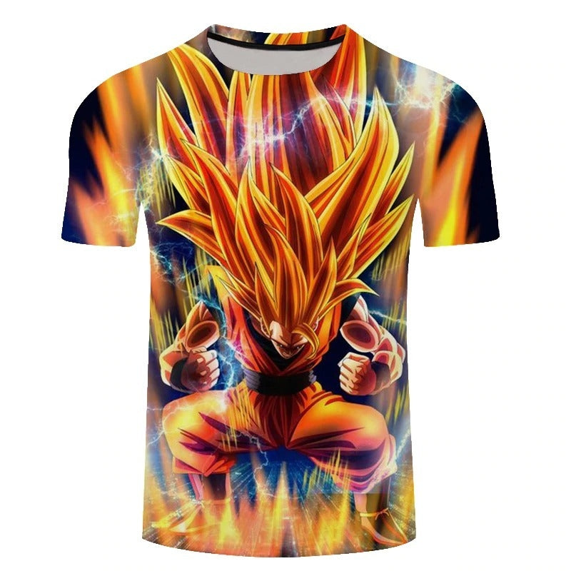 Camisa Camiseta Blusa Goku Super SSJ 3 Dragon Ball Z