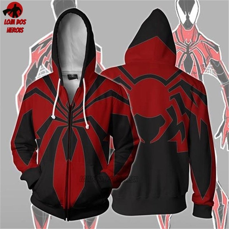 Jaqueta Blusa Casaco - Homem Aranha Desenho