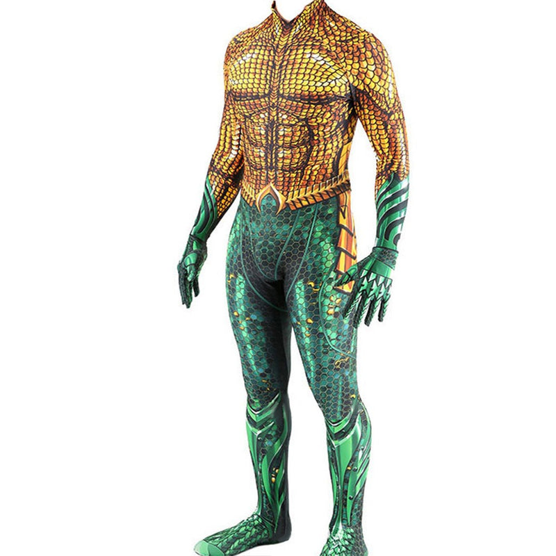 Fantasia Aquaman Heróis Filme liga da Justiça Jason Momoa Cosplay traje