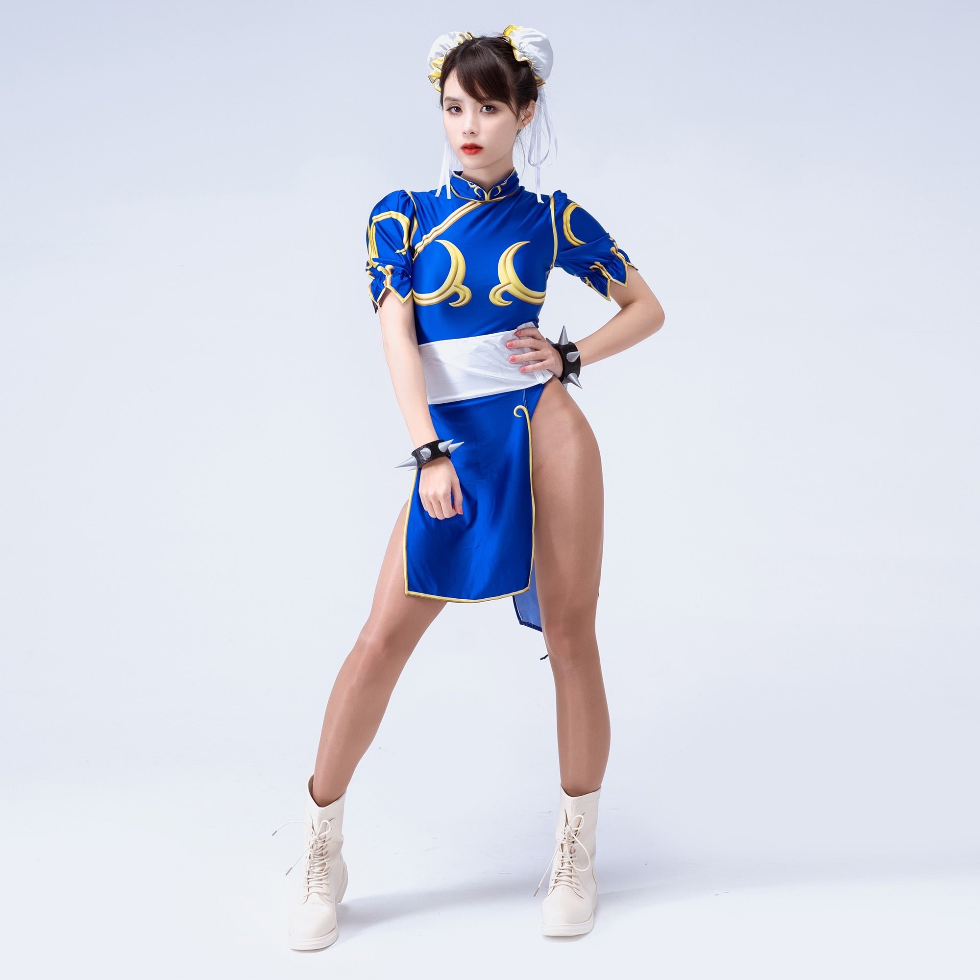 Fantasias Chun Li Street Fighter Jogo Game Anime Cosplay Profissional