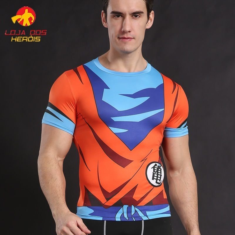 Camisa / Camiseta Hash Guard Goku - Dragon Ball Z Compressão