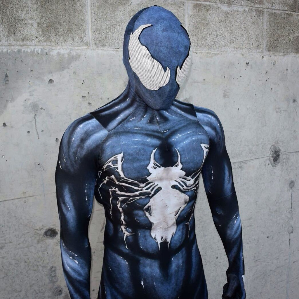Fantasia Cosplay Heróis Masculina Venom Filme Homem Aranha traje luxo
