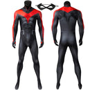 Fantasia Asa Noturna Capuz Vermelho Adulto Cosplay Traje Luxo Dick Grayson