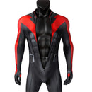 Fantasia Asa Noturna Capuz Vermelho Cosplay Traje Luxo Dick Grayson
