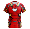 Camisa / Camiseta Homem de Ferro Vingadores Guerra Infinita - Manga Longa