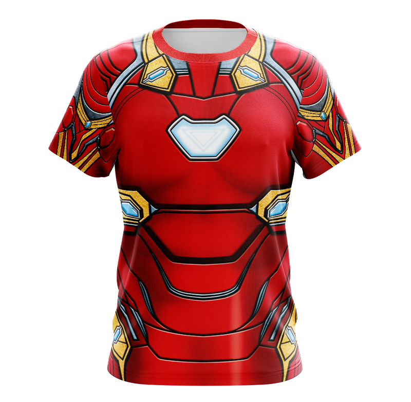 Camisa / Camiseta Homem de Ferro Vingadores Guerra Infinita - Manga Curta