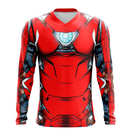 Camisa / Camiseta Homem de Ferro Armadura Mark VI - Manga Longa