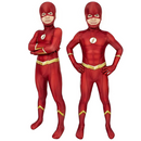 Fantasia The Flash Série Adulto Barry Allen Cosplay Traje Luxo com Máscara