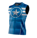 Camisa / Camiseta Capitão América Primeiro Vingador Clássico Filme - Regata