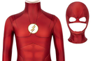 Fantasia The Flash Série Adulto Barry Allen Cosplay Traje Luxo com Máscara