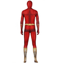 Fantasia The Flash Série Adulto Barry Allen Cosplay Traje Luxo com Máscara