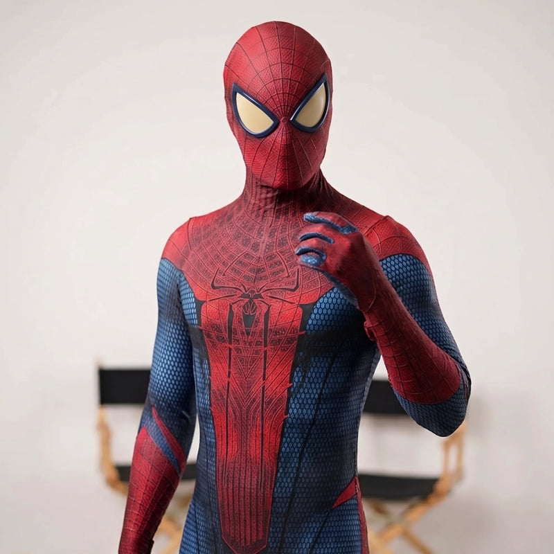 Fantasia Homem-Aranha Andrew Garfield Cosplay Filme TASM Traje Profissional