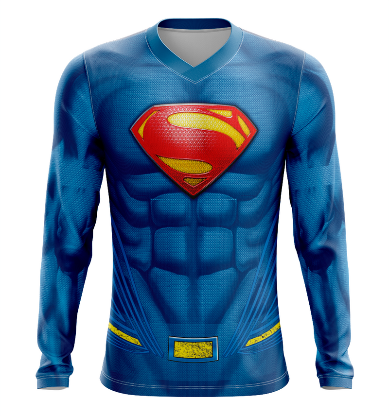 Camisa / Camiseta Superman Novo Traje HQ - Manga Longa