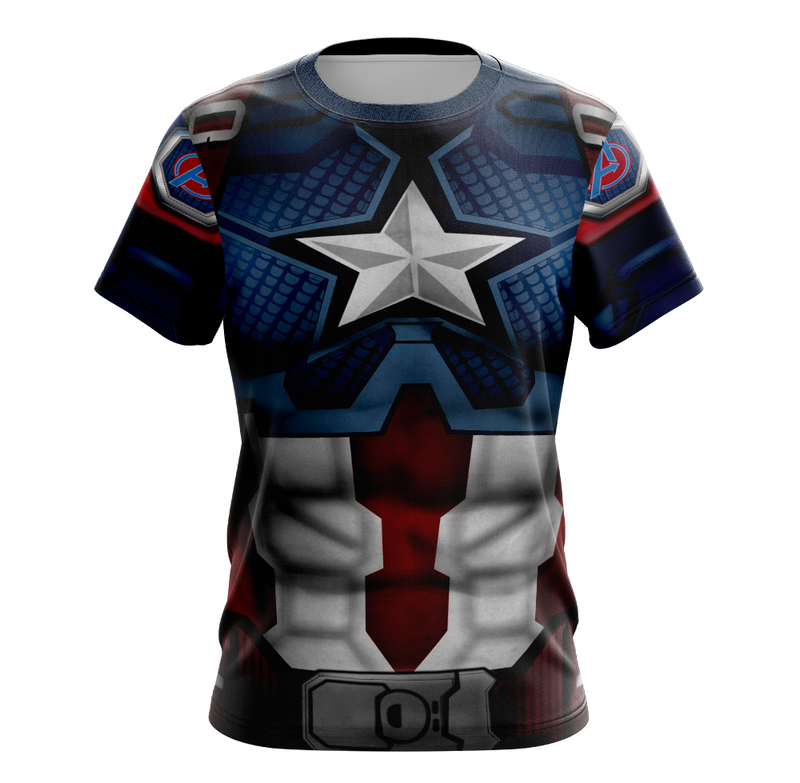 Camisa / Camiseta Capitão América Guerra Civil - Manga Curta