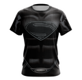 Camisa / Camiseta Superman Black Suit - Manga Curta