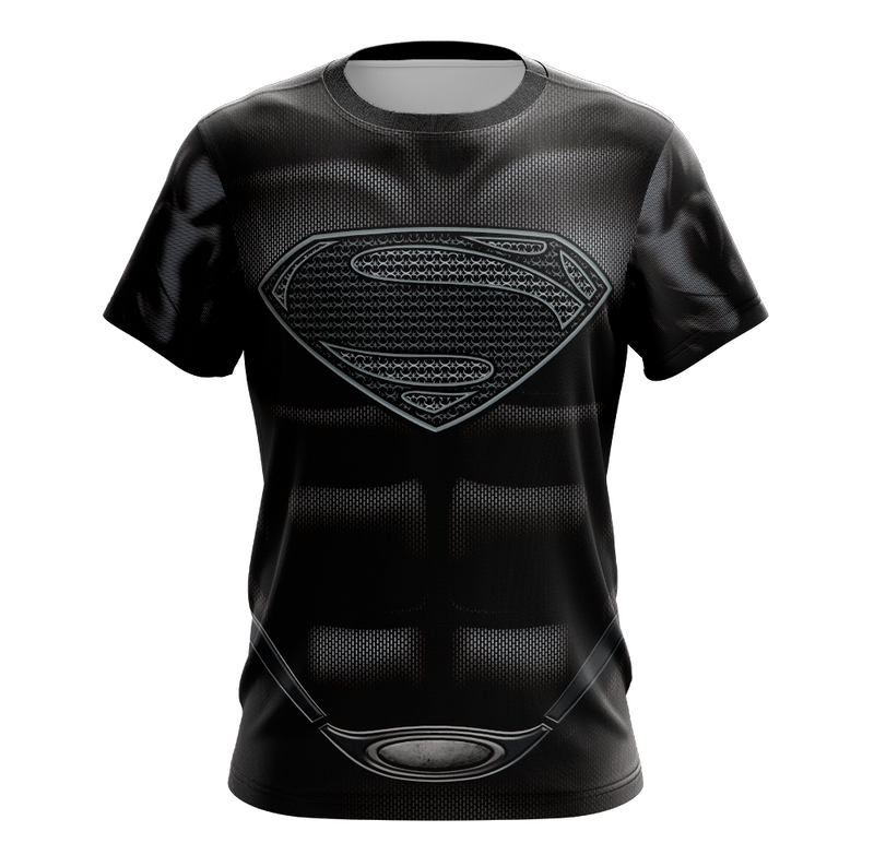 Camisa / Camiseta Superman Black Suit - Manga Longa