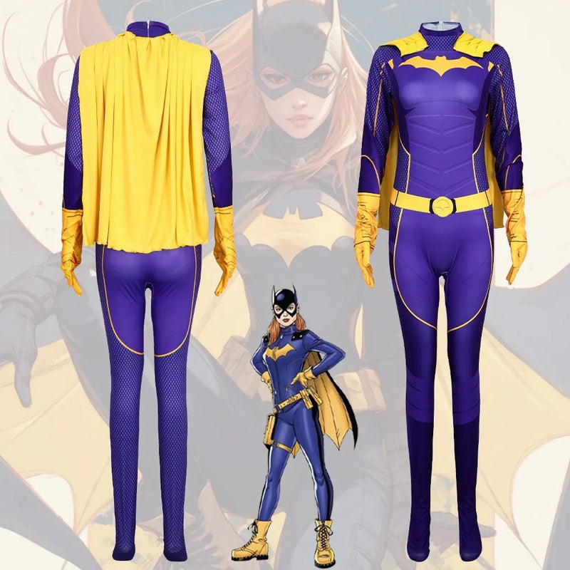 Fantasia Batgirl Gotham Knights Adulto Cosplay Traje Luxo Profissional