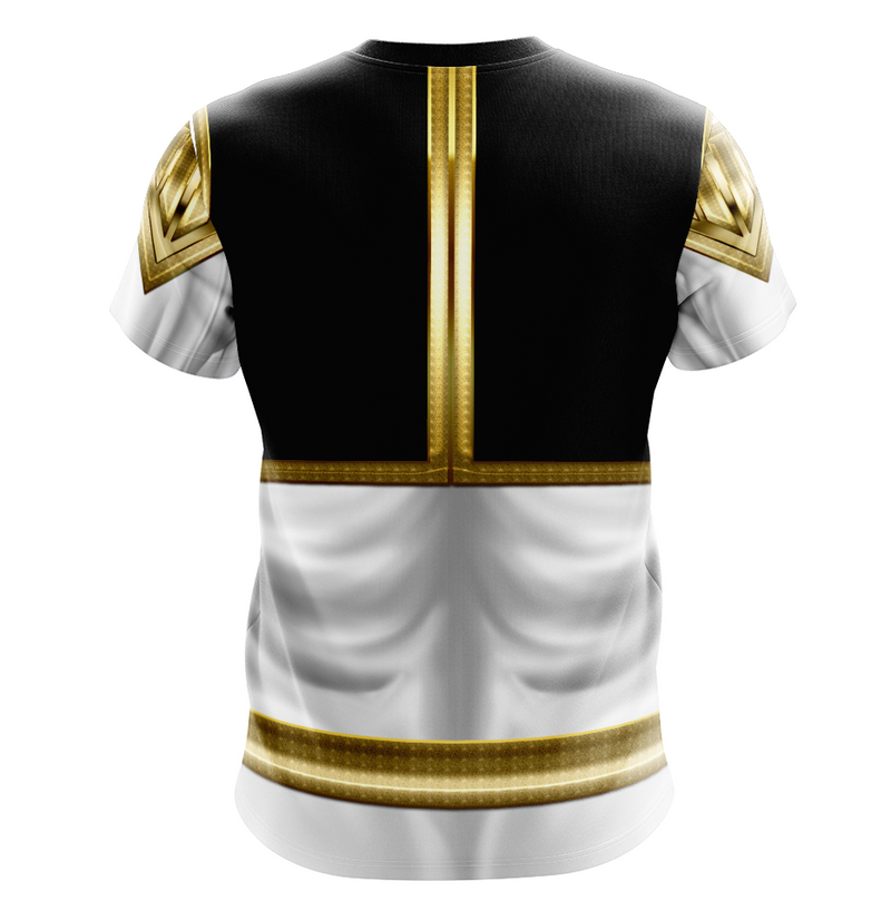 Camisa / Camiseta Power Rangers Mighty Morphin Branco - Regata