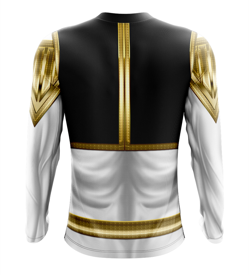 Camisa / Camiseta Power Rangers Mighty Morphin Branco - Regata