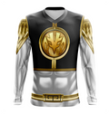 Camisa / Camiseta Power Rangers Mighty Morphin Branco - Manga Curta