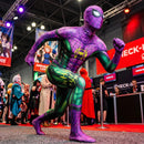Fantasia Homem-Aranha Traje Duende Verde Adulto Cosplay Luxo Profissional