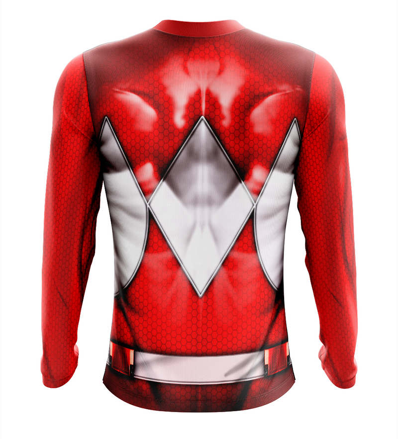 Camisa / Camiseta Power Rangers Mighty Morphin Ranger Vermelho - Regata