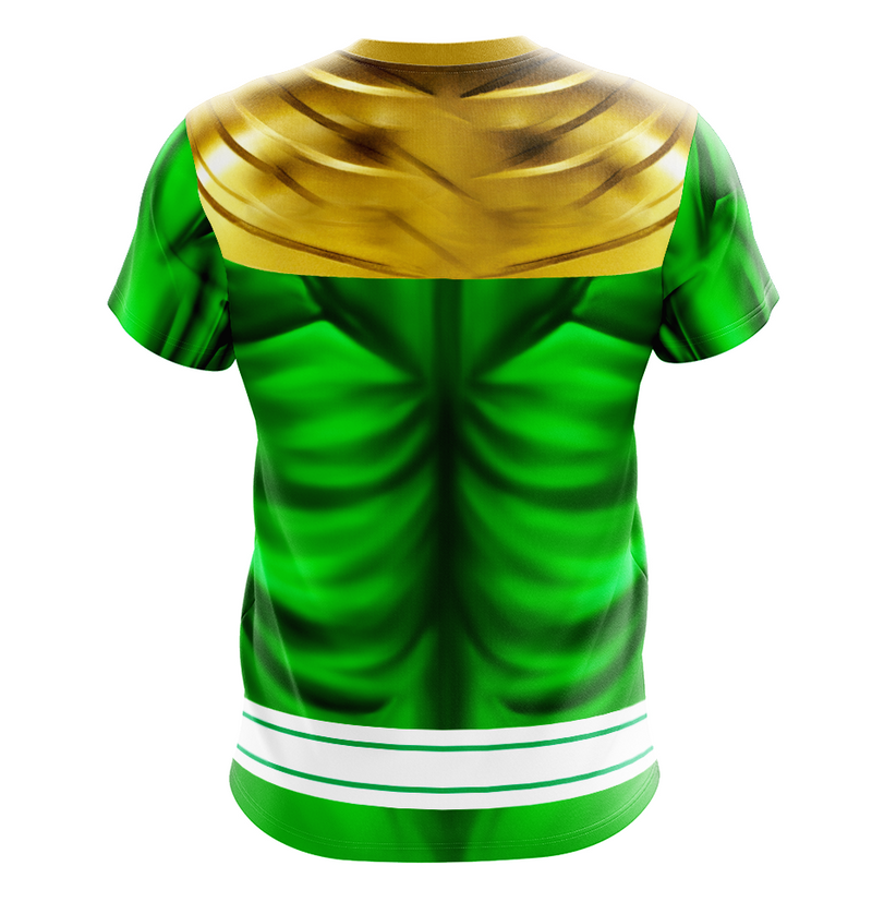 Camisa / Camiseta Power Rangers Mighty Morphin Ranger Verde - Manga Longa