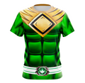 Camisa / Camiseta Power Rangers Mighty Morphin Ranger Verde - Manga Curta