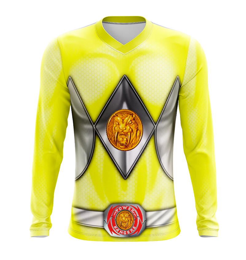 Camisa / Camiseta Power Rangers Mighty Morphin Ranger Amarelo - Regata