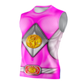 Camisa / Camiseta Power Rangers Mighty Morphin Ranger Rosa - Regata