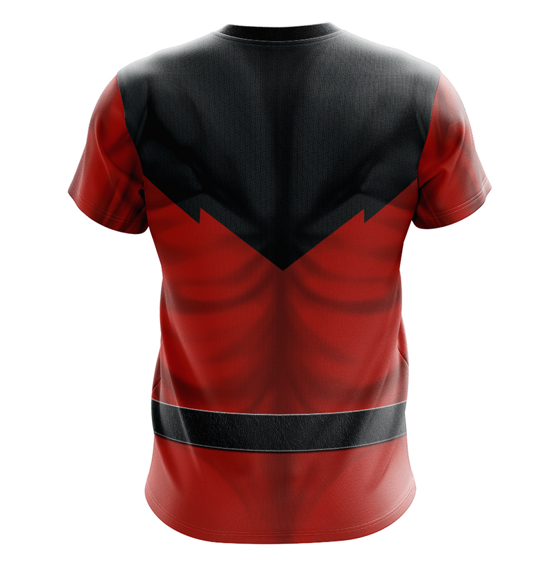 Camisa / Camiseta Power Rangers Força do Tempo Ranger Vermelho - Manga Longa