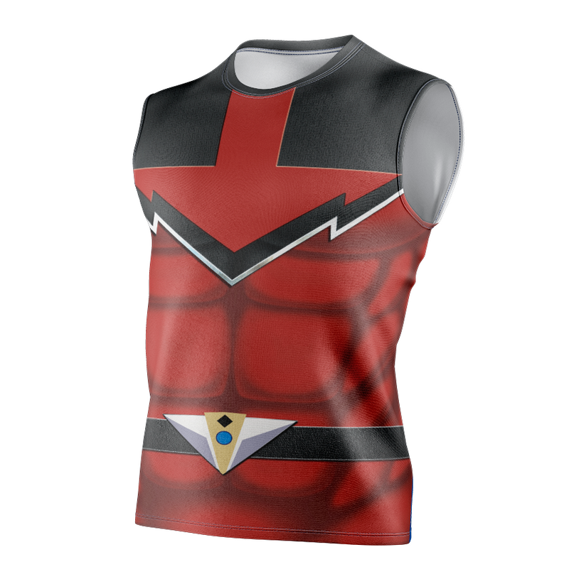 Camisa / Camiseta Power Rangers Força do Tempo Ranger Vermelho - Manga Longa